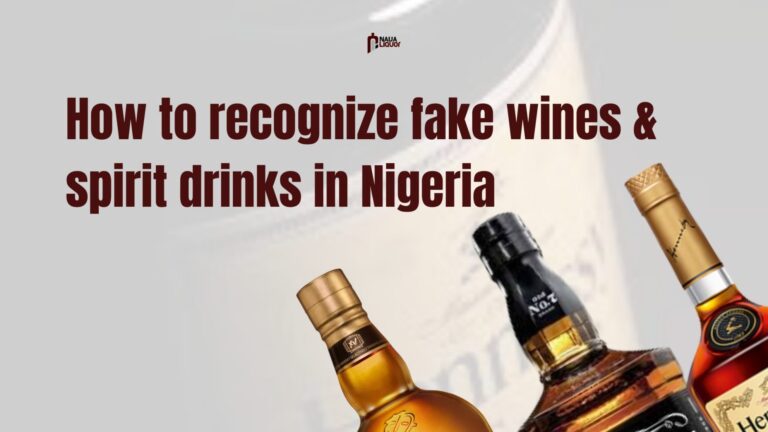 Fake Wines and Spirit Drinks