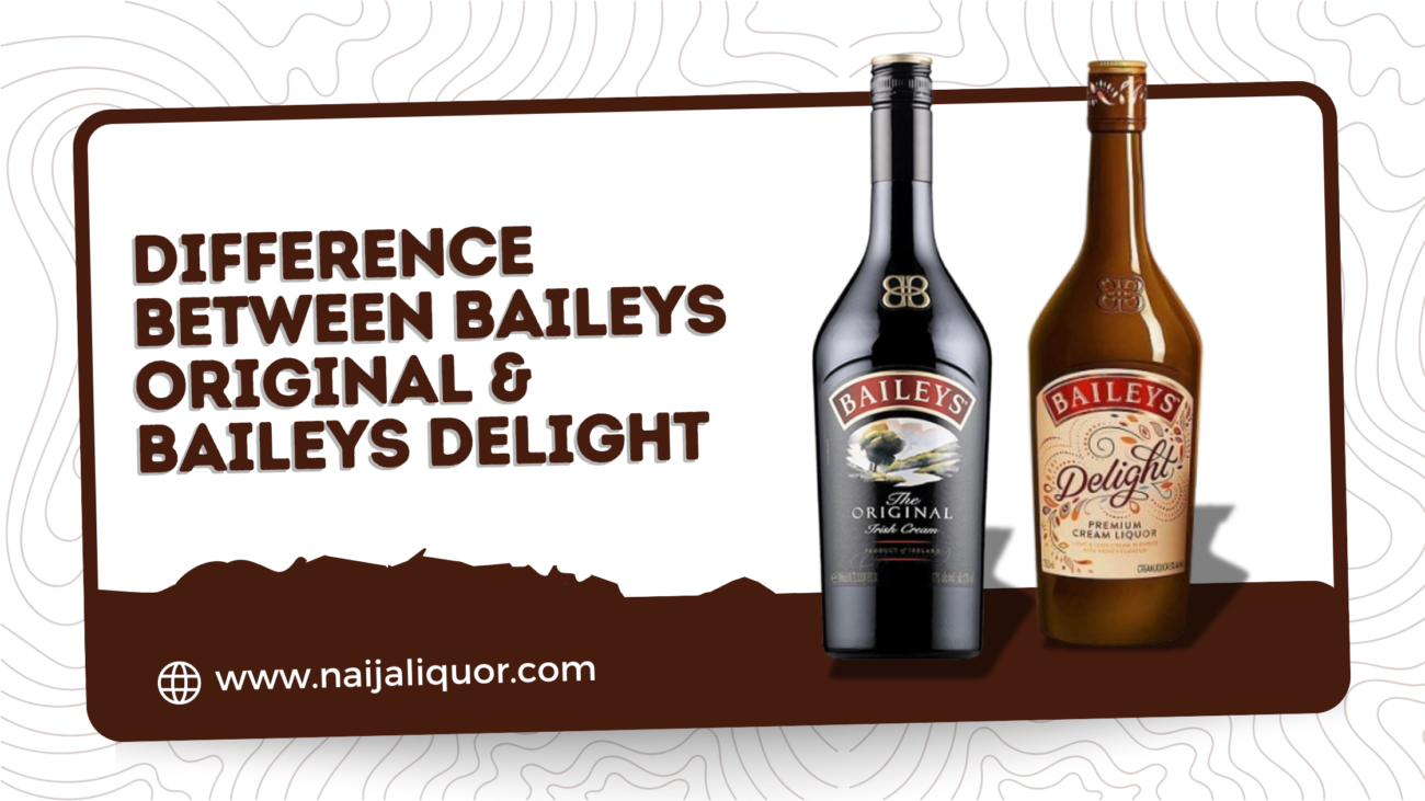 Two bottles of Baileys Original and Baileys Delight