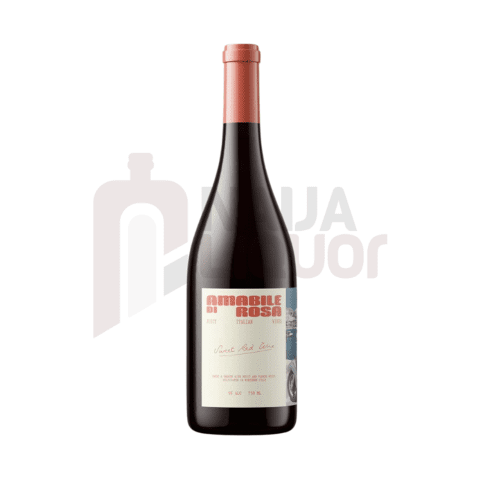 Amabile di Rosa Sweet Red Wine bottle