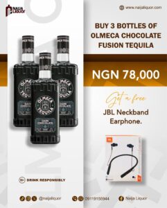 Buy 3 bottles of Olmeca Chocolate Fusion Tequila