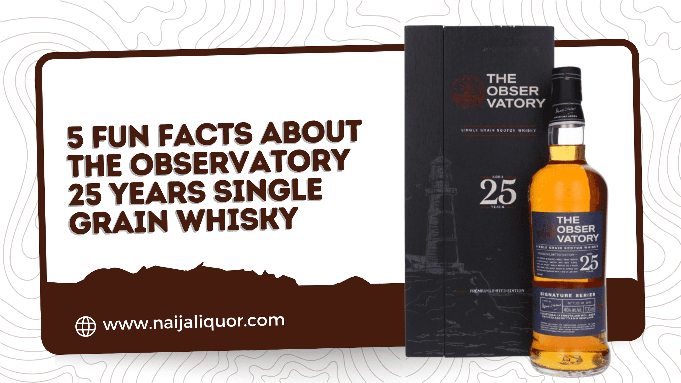 Observatory 25 Year Old Single Grain Whisky 1