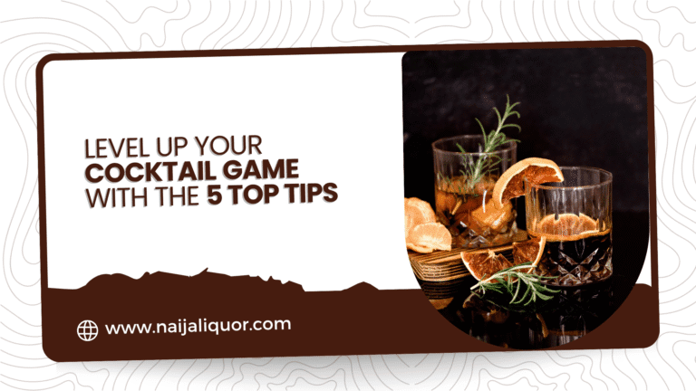 These 5 quick tips will take your cocktail skills from casual sipper to smooth mix master.