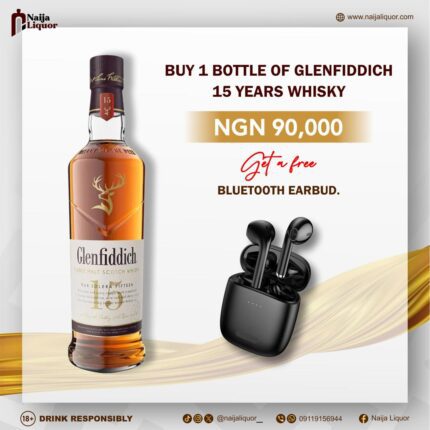 Buy 1 Bottle of Glenfiddich 15 Years Whiskey