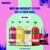 Buy an Absolut Flavour, get a Tote bag