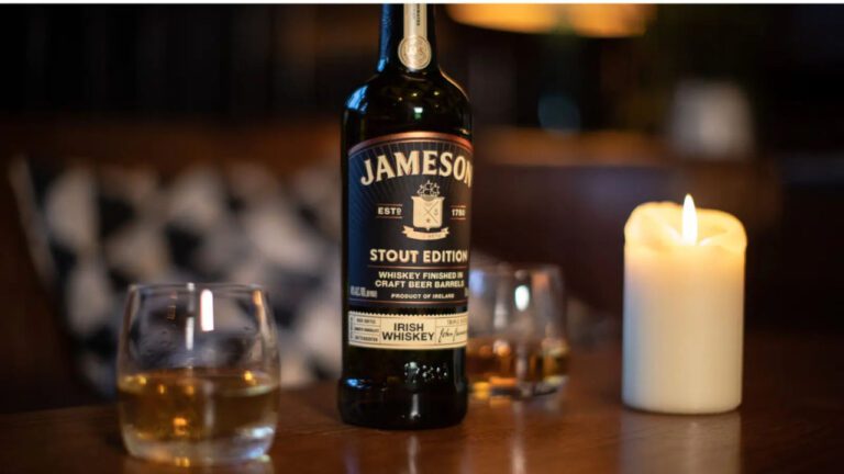 Bottle of Jameson Irish Whiskey Stout Edition