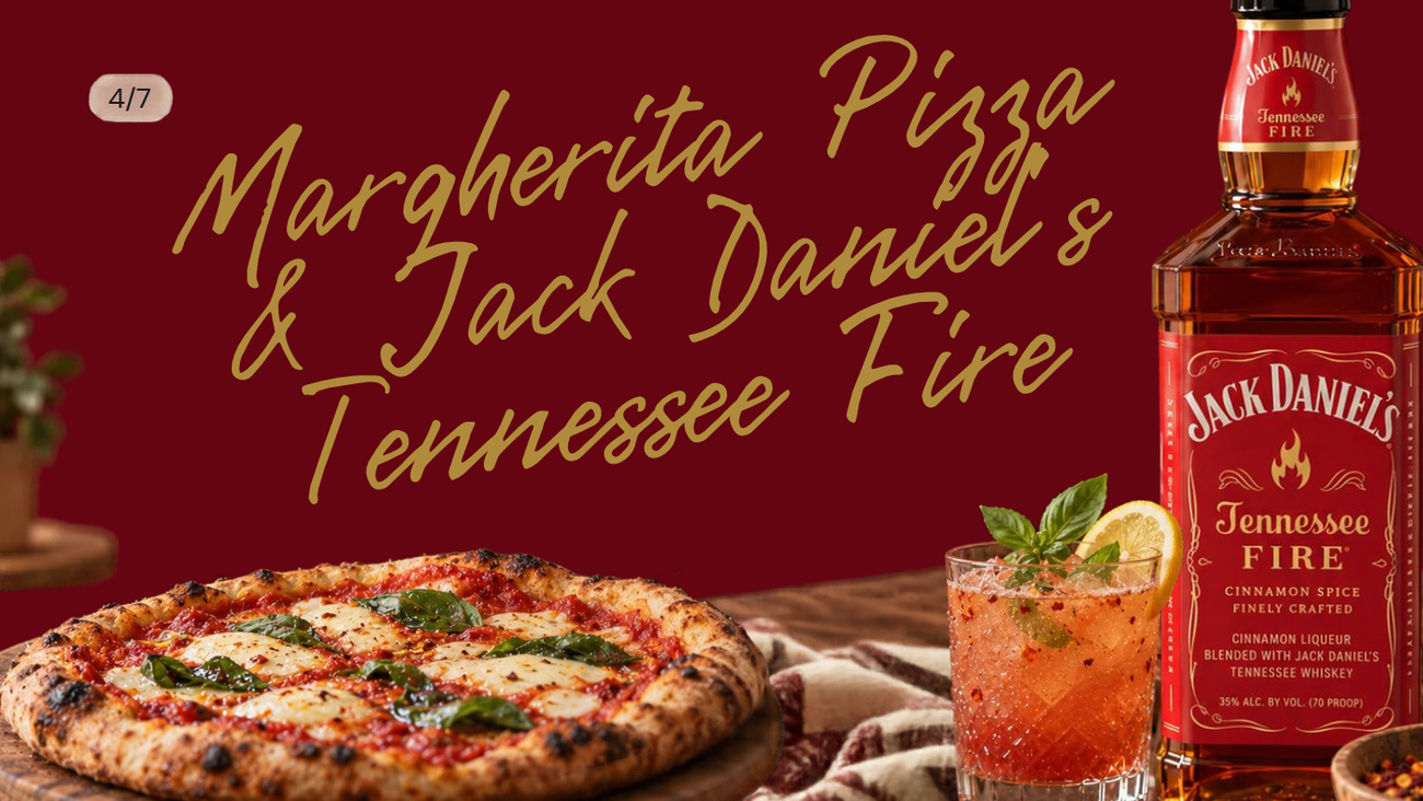 Jack Daniel’s Food x Cocktails: 7 Easy Whiskey Cocktail Recipes for Every Occasion | Naija Liquor Margherita Pizza & Jack Daniel’s Tennessee Fire